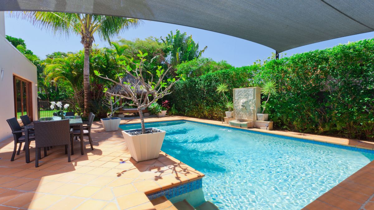 casa con piscina