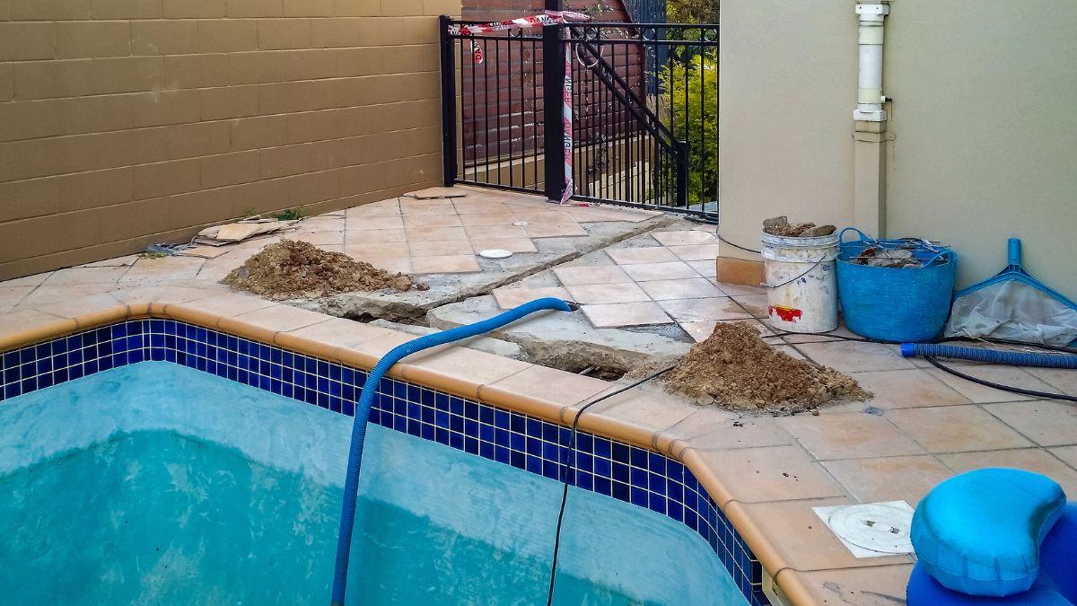 reparación de piscina