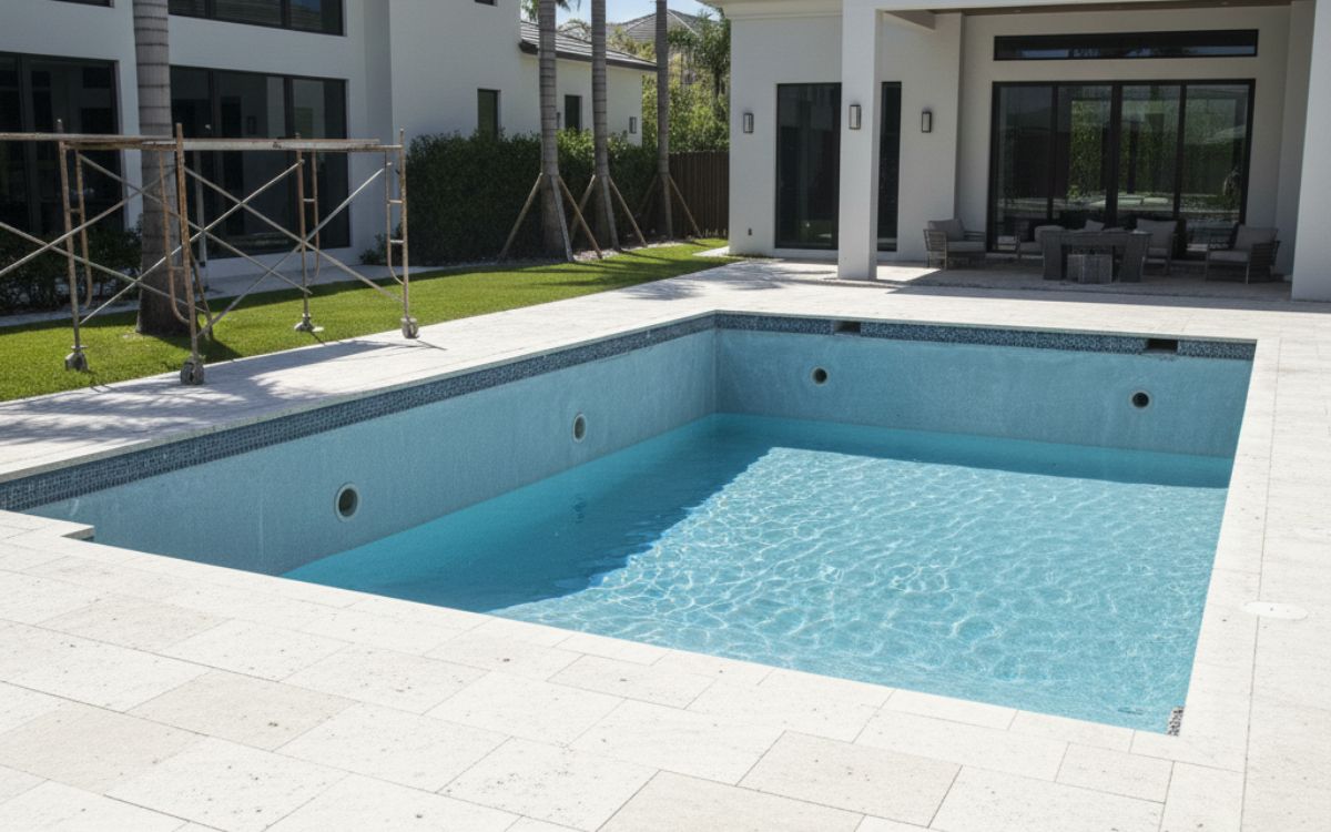 reparación de piscina