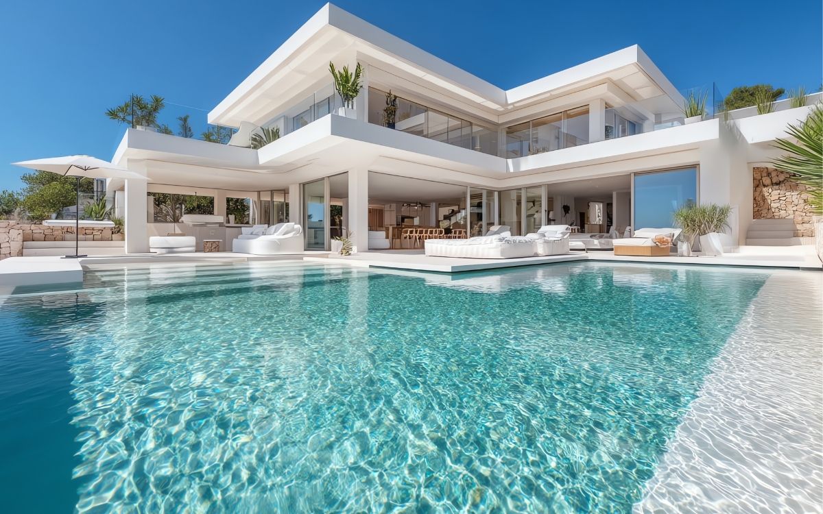 casa con piscina