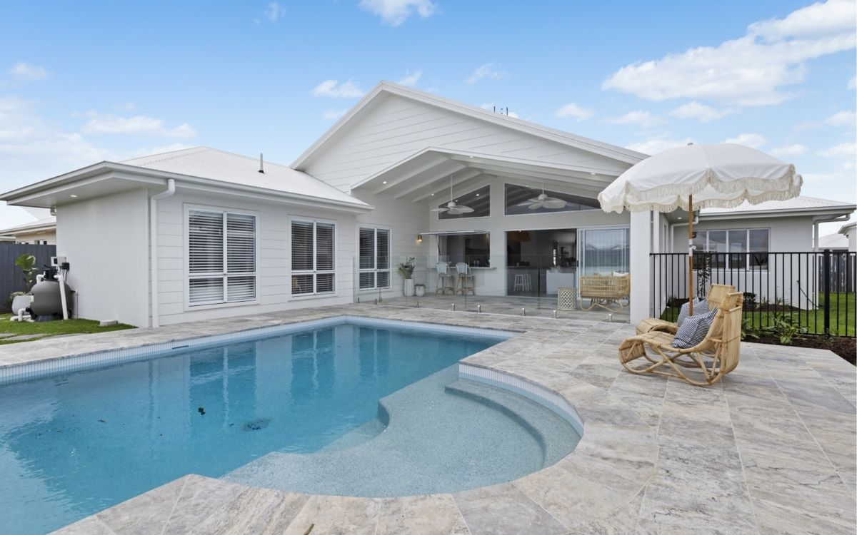 casa con piscina