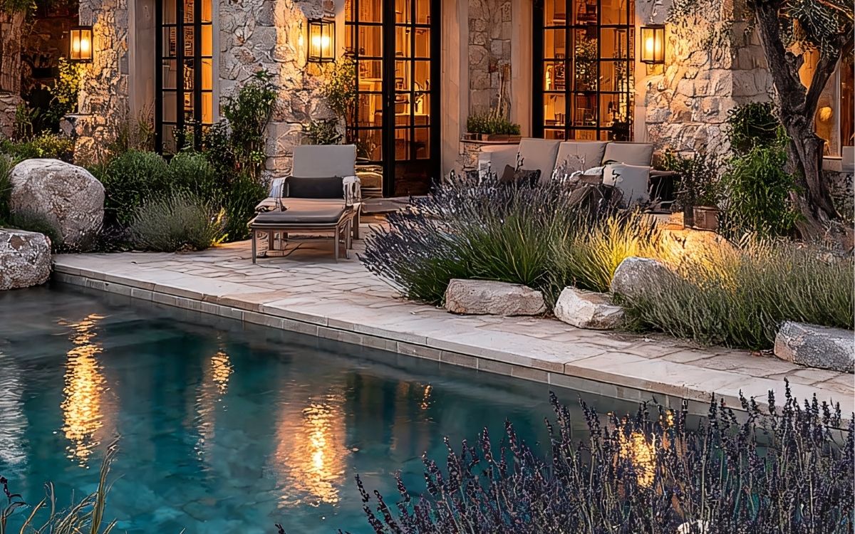 casa con piscina