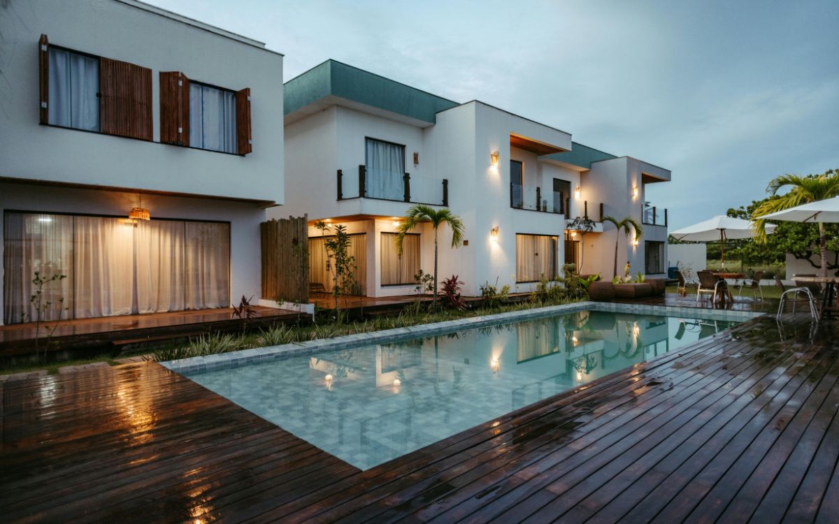 casa con piscina