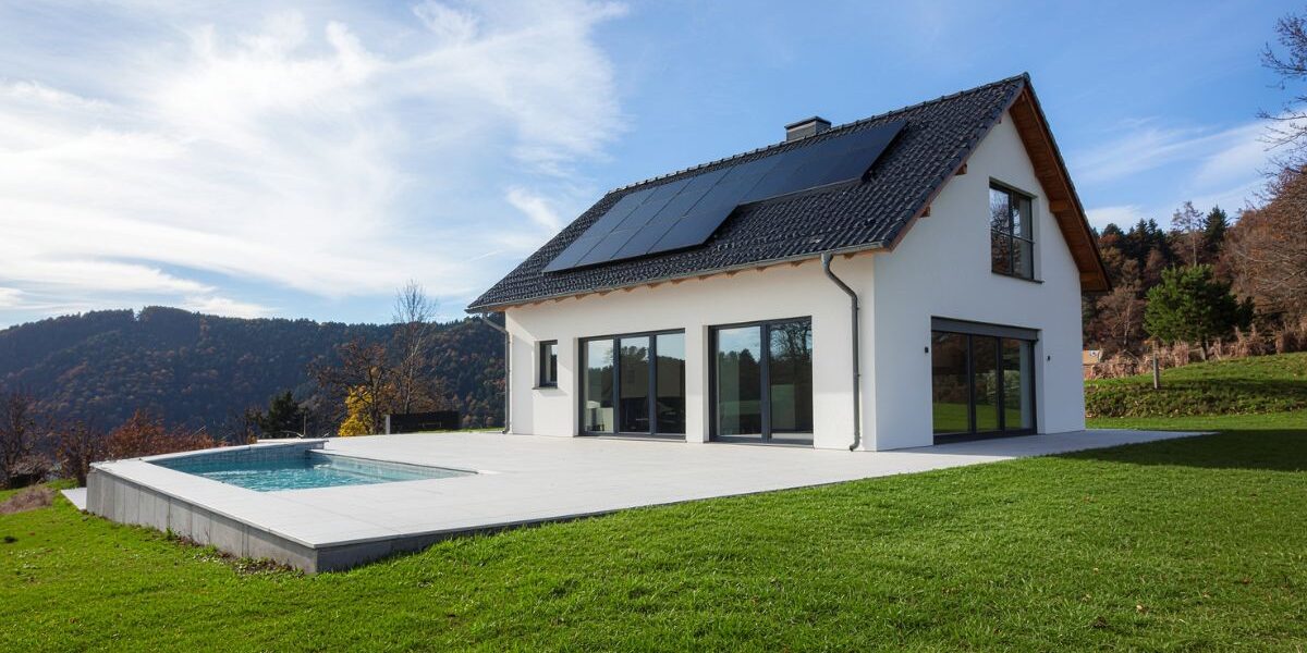 casa con piscina